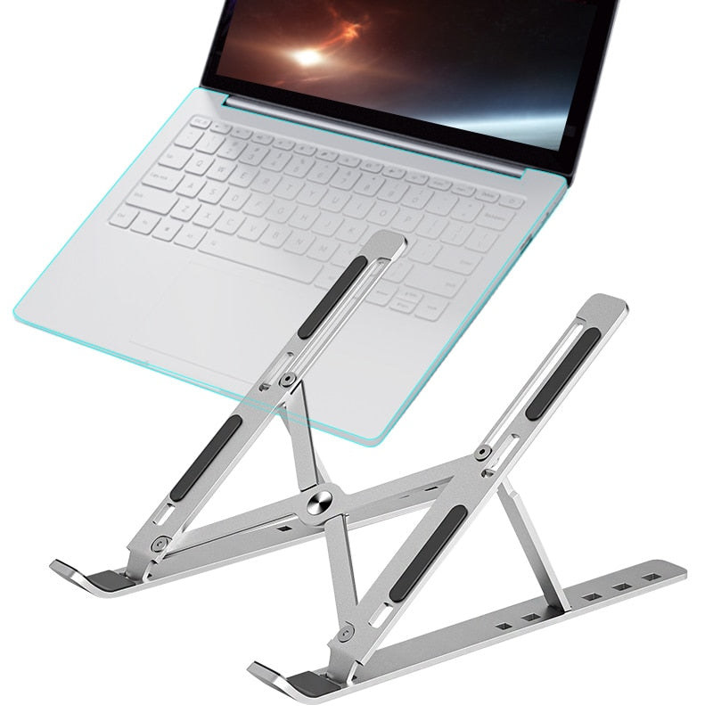 Soporte plegable de aluminio para portátil